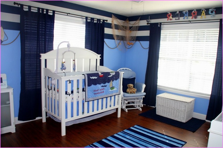Dormitorios azules fotos: colores primarios dormitorios en azul ... Habitaciones azules