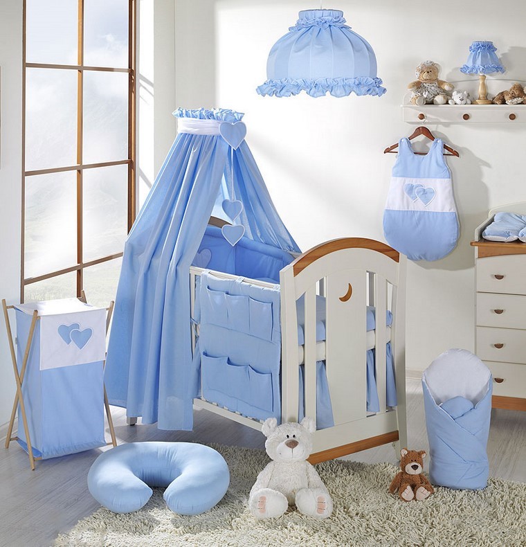 Cuartos para bebes con cama cuna – dabcre.com Habitacion para gemelos azul