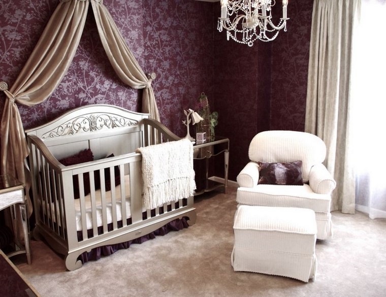 Decoración cunas bebe con dosel adorables