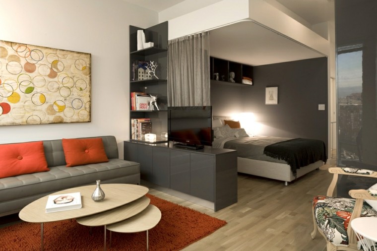 Decoracion de interiores para espacios pequeños Diseños de interiores de salas y comedores