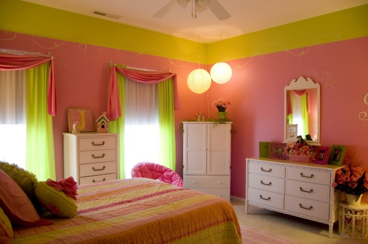 Combinaciones de colores para las paredes del dormitorio