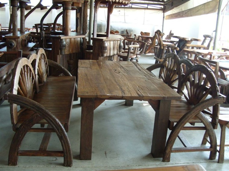 Muebles rusticos, aires campestres para todo espacio.