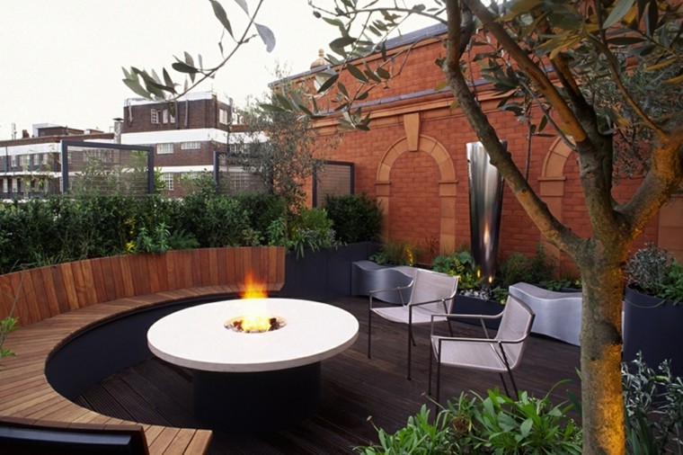 Ideas para terrazas, patios o balcones acogedores. Abierto creativo interior Patio