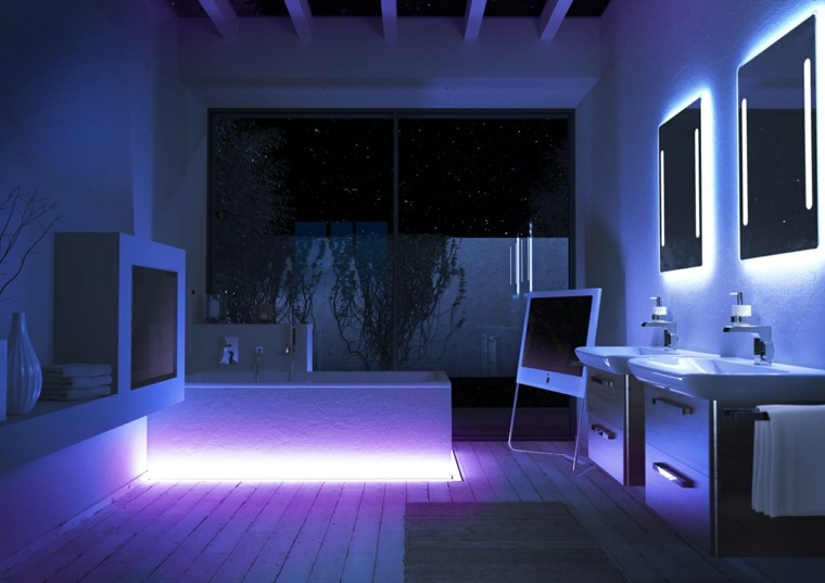 Lamparas leds para baño ~ dikidu.com Iluminacion para debajo de muebles colgantes