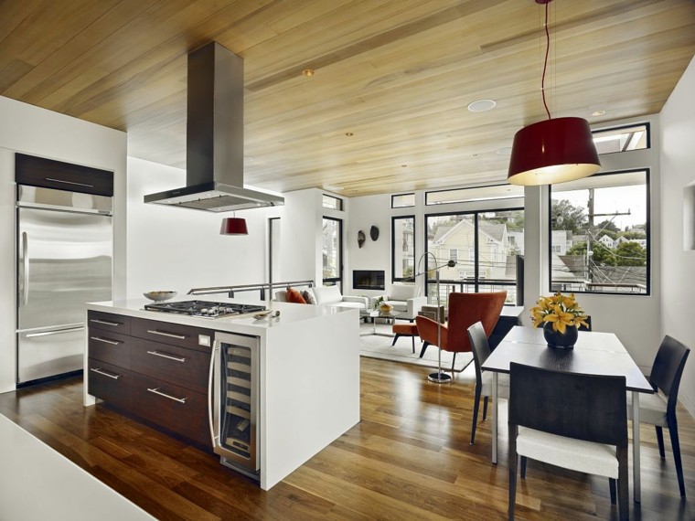 Blanco y madera cincuenta ideas para decorar tu cocina