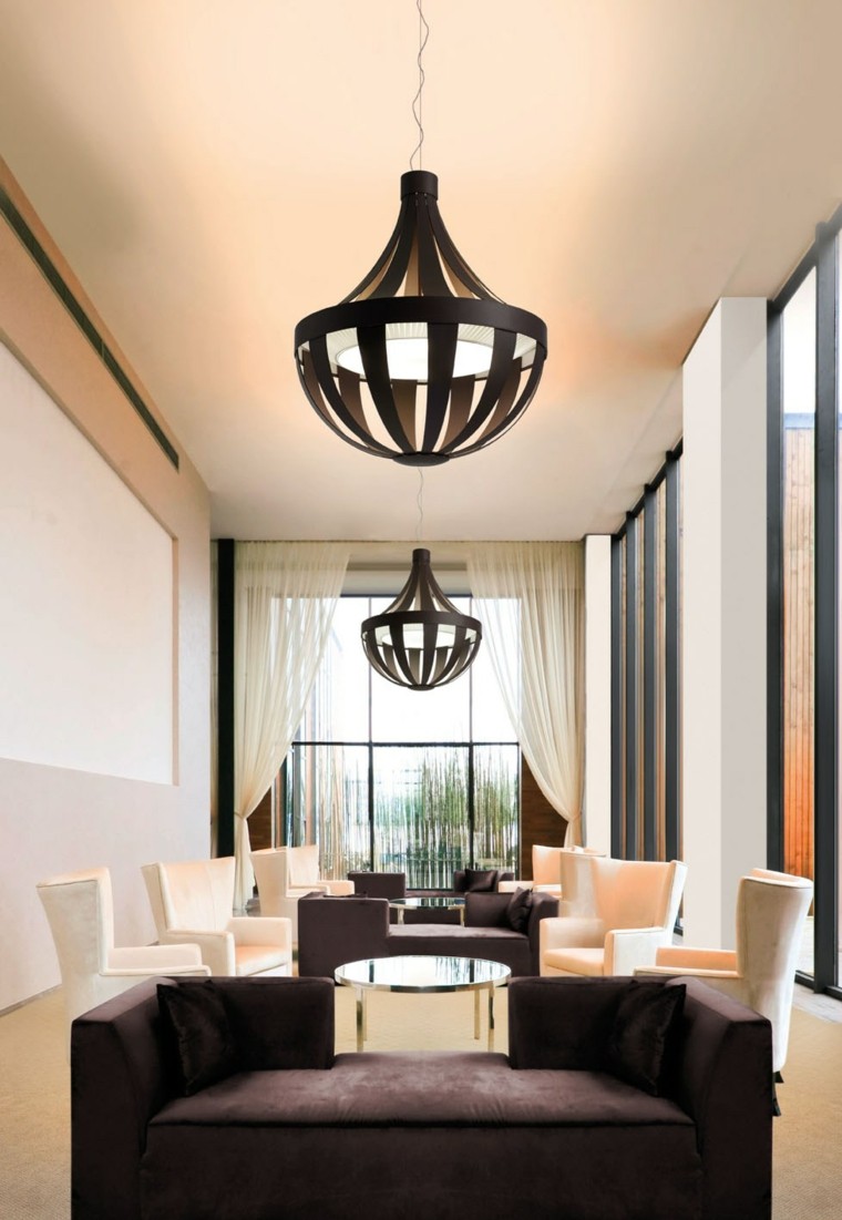 Lámparas de techo ideas modernas para el interior