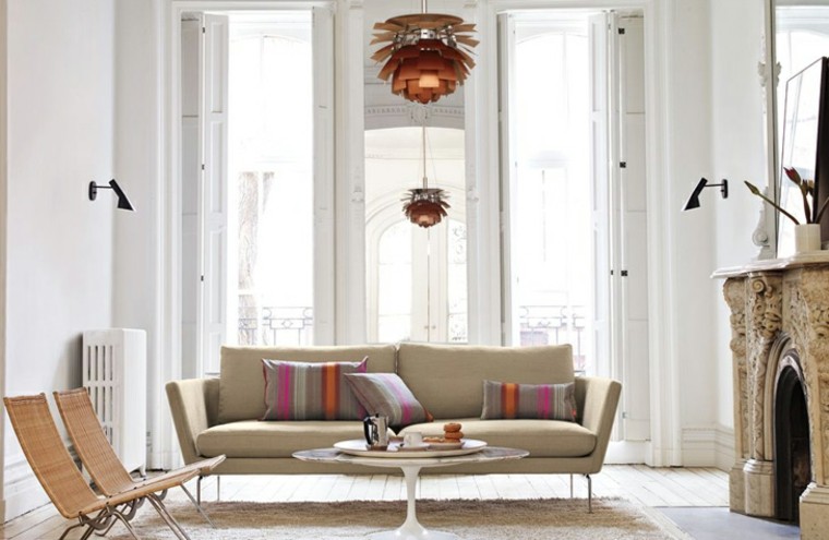Lámparas de techo ideas modernas para el interior