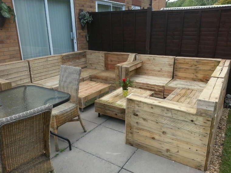 Sillones rusticos de jardin: sillones de tres cuerpos el ...