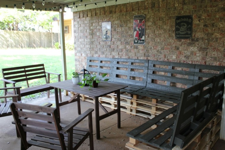 Muebles hechos con palets de madera, cincuenta ideas