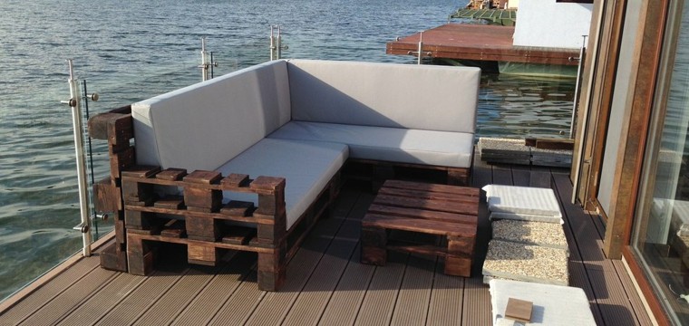 Muebles hechos con palets de madera, cincuenta ideas
