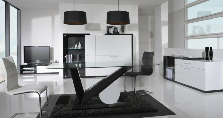 Sillas de comedor modernas cincuenta ideas geniales Silla sslon acero plastico mofernas