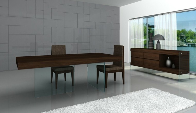 Sillas de comedor modernas cincuenta ideas geniales Comedor moderno