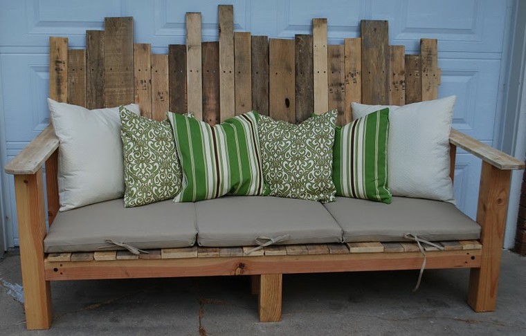 Muebles hechos con palets de madera, cincuenta ideas Diseño Sala Recicladas