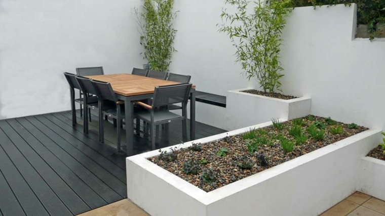 Jardin minimalista - armonía de las formas en 50 ideas.