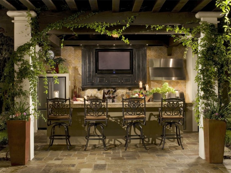 Cocinas modernas para el aire libre 50 ideas exquisitas Ideas Jardín Asador