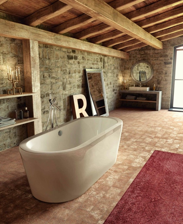 Diseño baños rusticos y creatividad 50 ideas increÃbles. Decoración De Baños cabaña
