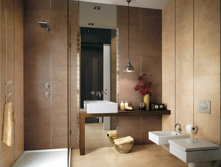 Azulejos para baños modernos cien ideas geniales Mayolicas para dormitorios
