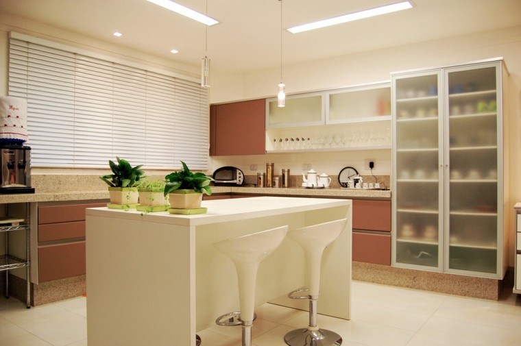 Diseño de cocinas modernas 100 ejemplos geniales Imagenes de barras para cocina con arco