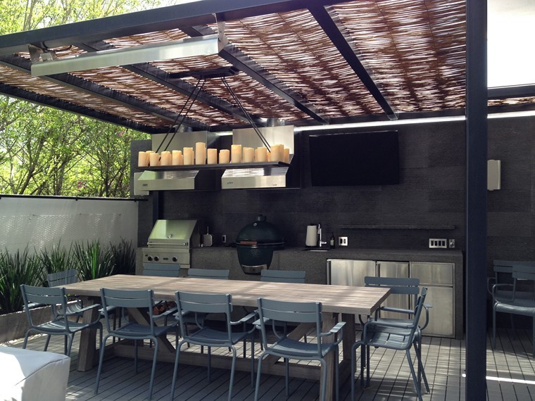 Pérgolas jardines terrazas con estilo muy modernas
