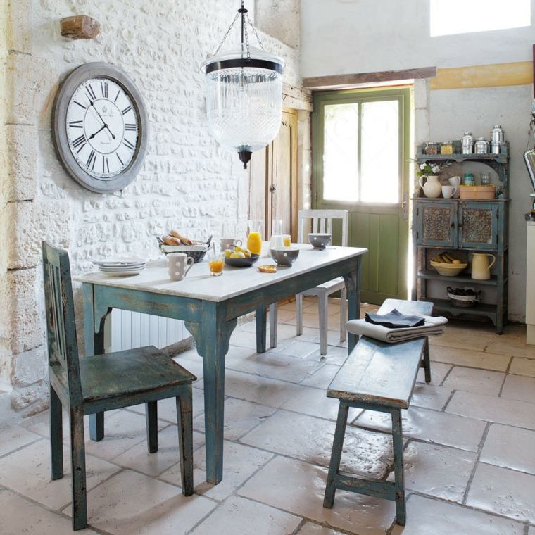 Cocinas estilo campestre 50 ideas motivantes a considerar. Estilos de gabinetes cocina colonial