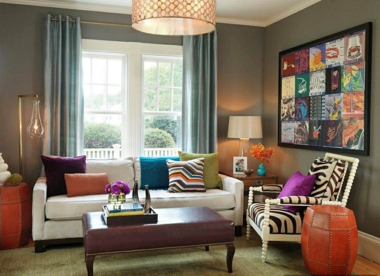 Combinar colores en el salón, redescubre tu espacio. Como combinar muebles de diferentes estilos y colores
