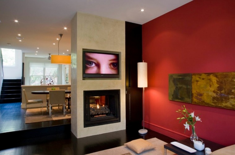 Pinturas para salón ideas de combinaciones modernas