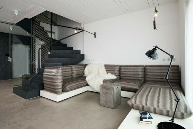 Casas modernas 50 ideas para decorar interiores Fotos comedores con escaleras