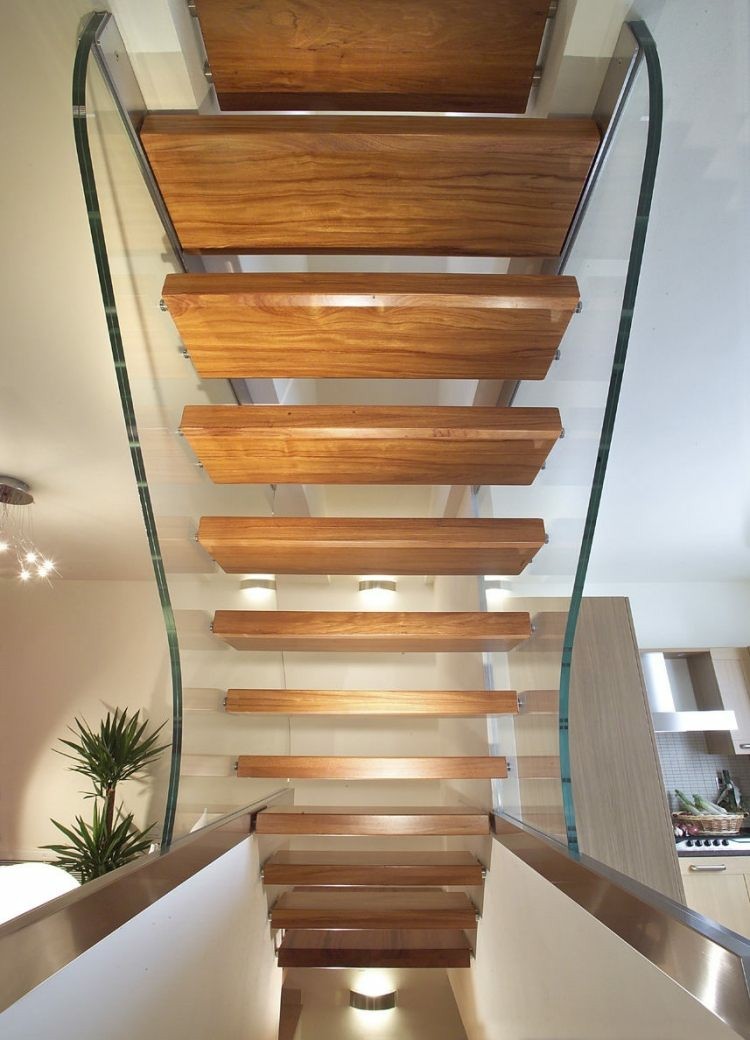 Escalera flotante 50 diseños que no te puedes perder. Creativo De Escalera Concreto