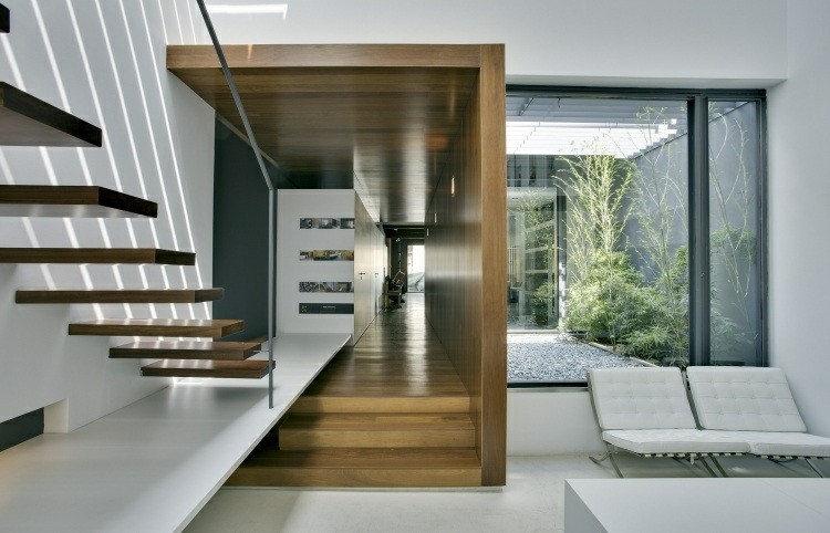 Escalera flotante 50 diseños que no te puedes perder. Creativo De Escalera Concreto