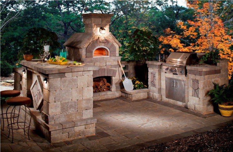Cocinas modernas para el aire libre 50 ideas exquisitas Ideas Jardín Asador