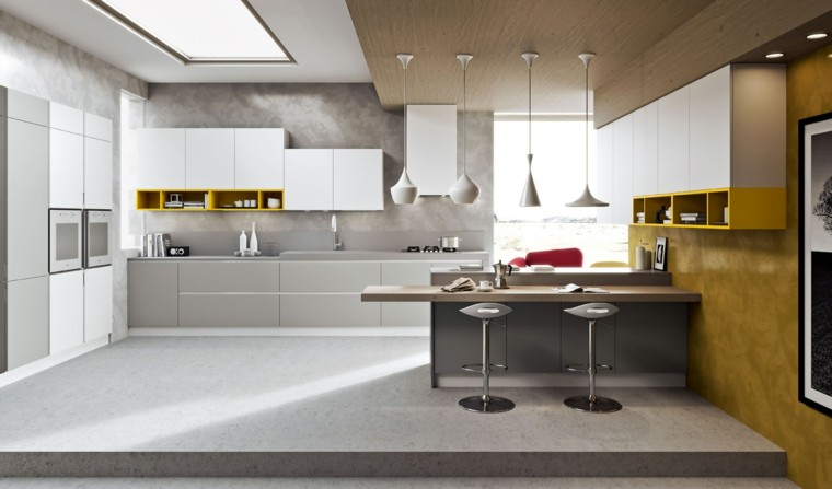 Fotos de cocinas modernas 75 variantes en tendencias.