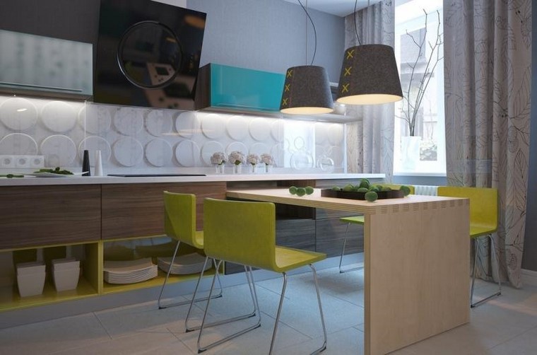 Juegos de cocina: muebles muy modernos e interesantes