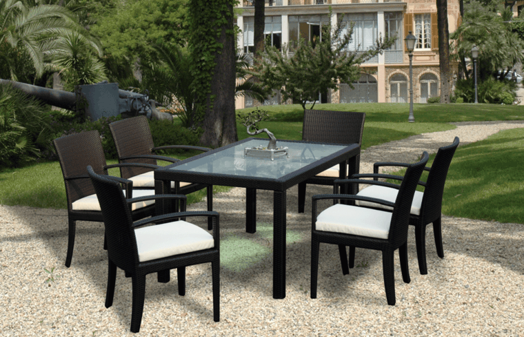Mimbre y rattan para los muebles de jardÃn 100 ideas Muebles de comedores actuales