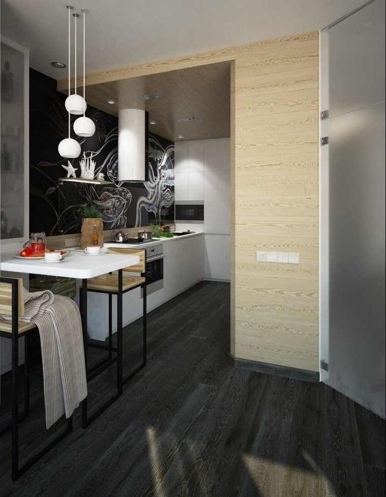 Juegos de cocina: muebles muy modernos e interesantes Cocinas con vinil