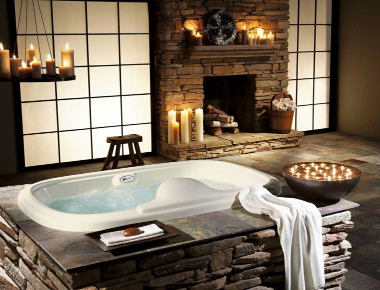 Diseño baños rusticos y creatividad 50 ideas increÃbles. Cabaña creativo Sencillas