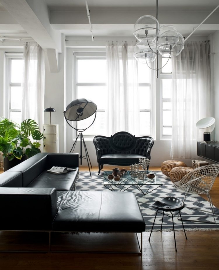 Muebles de salón colores de moda para el interior Mubles de sala elegantes