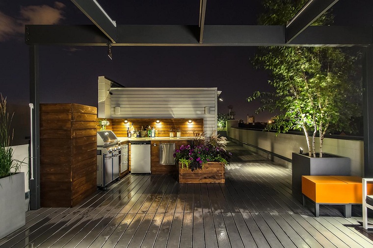 Cocinas modernas para el aire libre 50 ideas exquisitas Ideas Jardín Asador