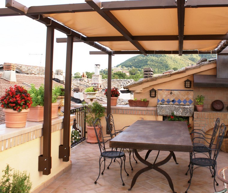 Pérgolas jardines terrazas con estilo muy modernas