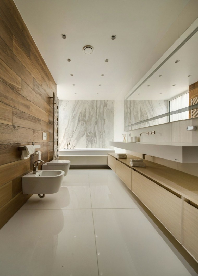 Baños minimalistas modernos 100 ideas impresionantes