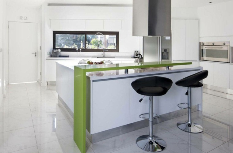Barras de cocina de diseño moderno 50 ideas Imagenes de barras para cocina con arco