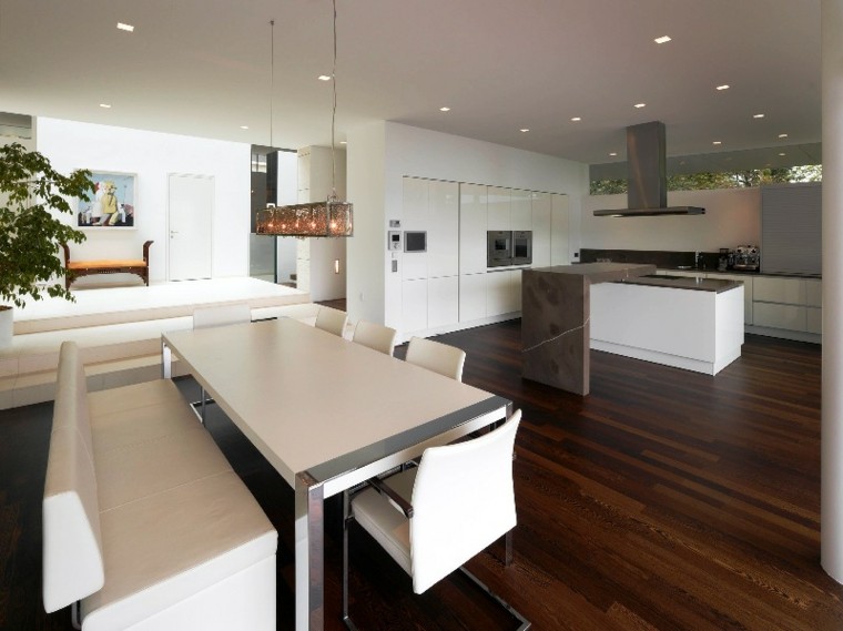Barras de cocina de diseño moderno 50 ideas Decoracion de barras desayunadoras