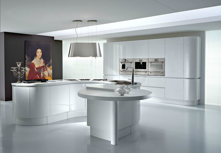 Cocinas modernas con isla: 100 ideas impresionantes Fotos de islas de cocinad