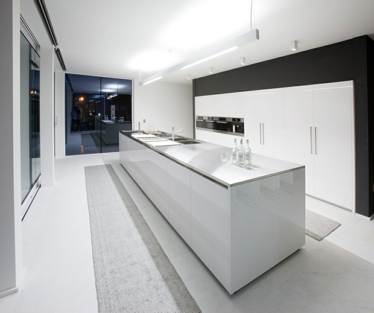 Cocinas blancas de diseño moderno 50 ejemplos