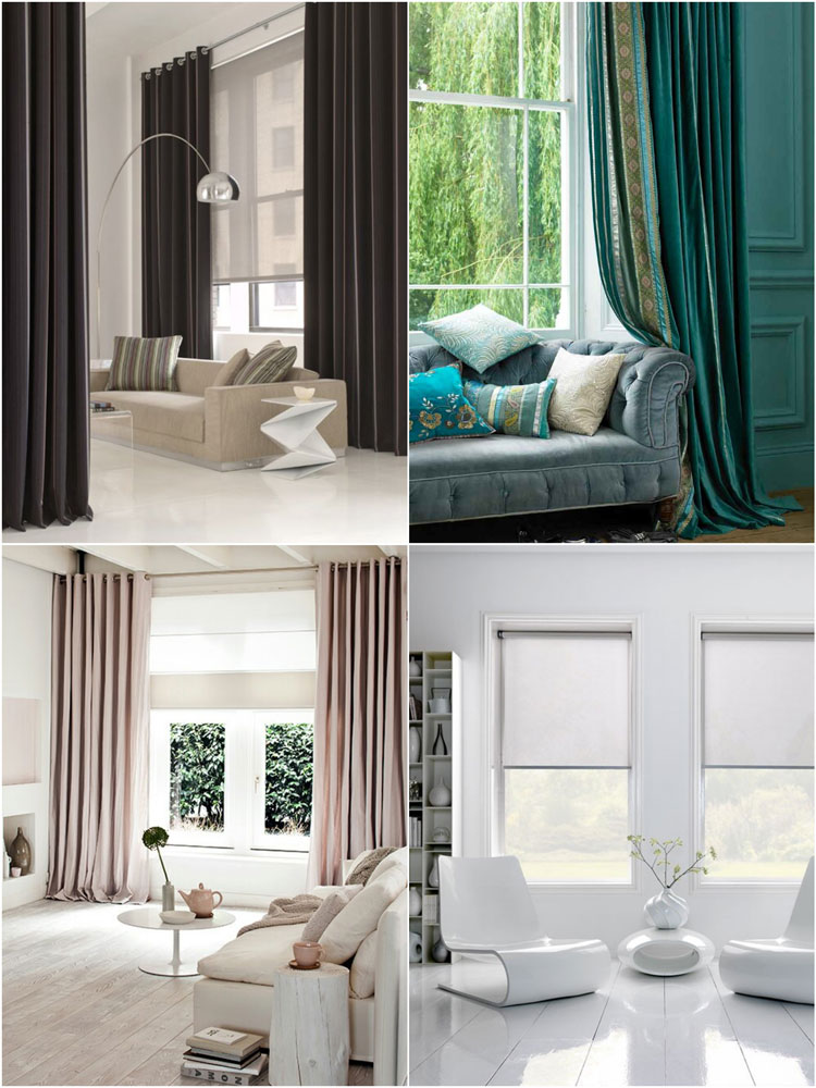 Decoración de cuartos 50 ideas creativas para el interior Cortinas diseño Quarto