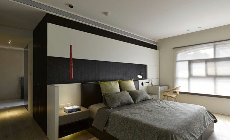 Interiores minimalistas 100 ideas para el dormitorio Diseño Lámparas Minimalistas