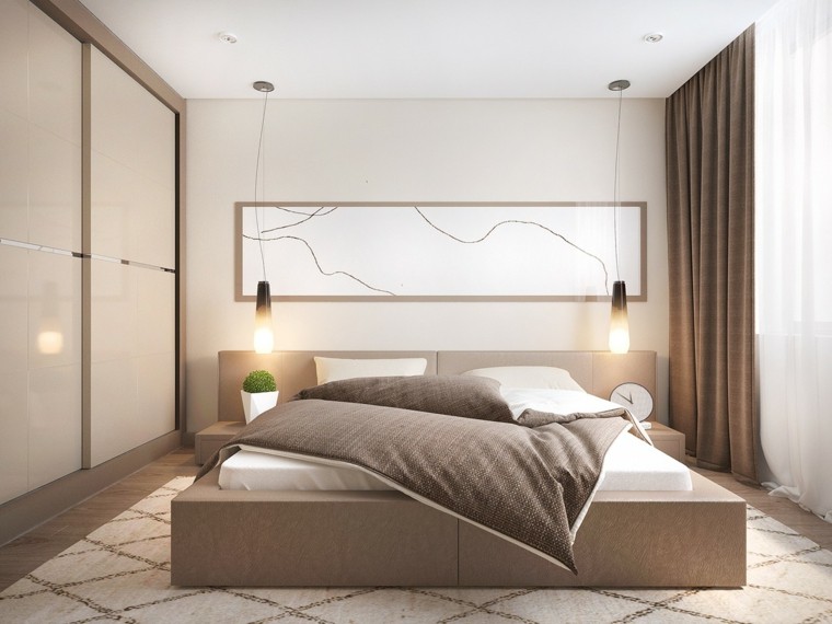 Interiores minimalistas 100 ideas para el dormitorio Diseños techos minimalistas