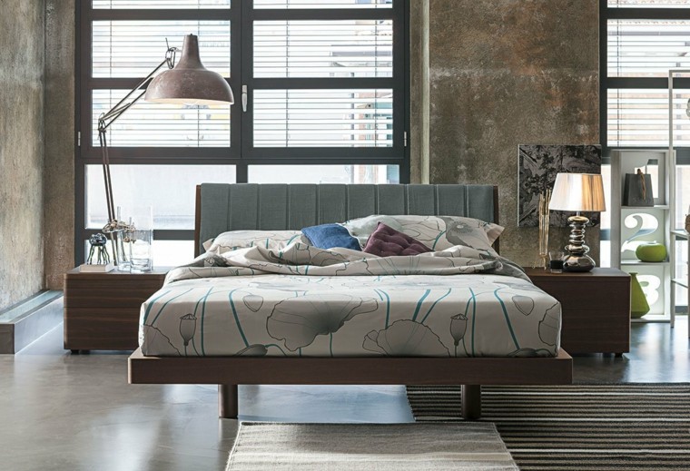 Dormitorios matrimonio modernos 50 ideas sensacionales Lamparas pie dormitorio