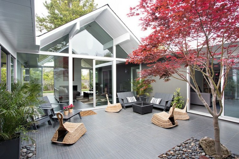 Espacio para jardines pequeños 75 diseños impresionantes. Interior Ideas Edificio Patio