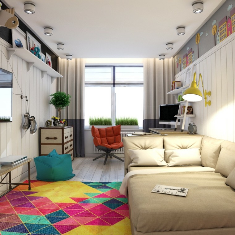 Colores modernos para cuartos de hombres – dabcre.com