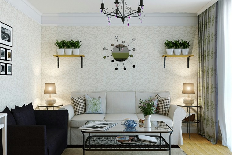 Ideas para decorar una pared de salón que impresionan